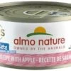 Almo Nature HQS Complete Salmon With Apple In Gravy Canned Cat Food - 2.47 Oz Cans - Case Of 24