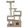 Animal Treasures Cat Tree Scratcher - Tower Condo - 51" -Weruva Shop animal treasures cat tree scratcher tower condo 51 947287