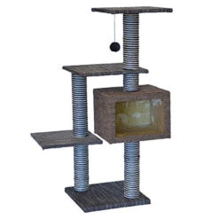 Animal Treasures Cat Tree Scratcher - Tri-Level - 43.5"