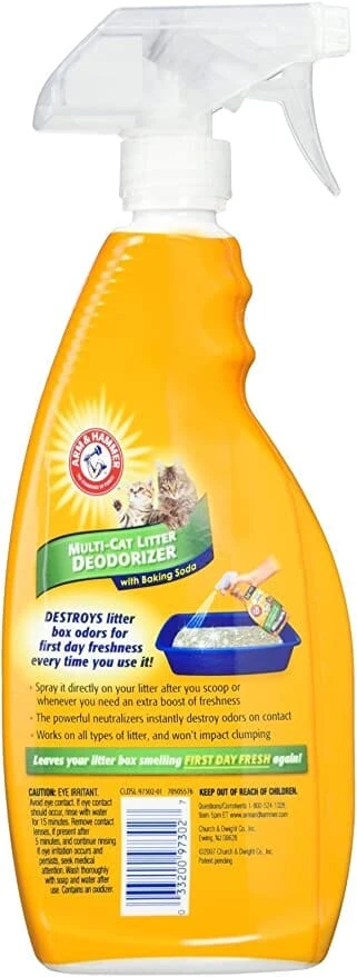 Arm & Hammer Cat Litter Deodorizing Spray Rtu - Baking Soda - 21 Oz - 8 Pack 3 Arm & Hammer Cat Litter Deodorizing Spray Rtu - Baking Soda - 21 Oz - 8 Pack