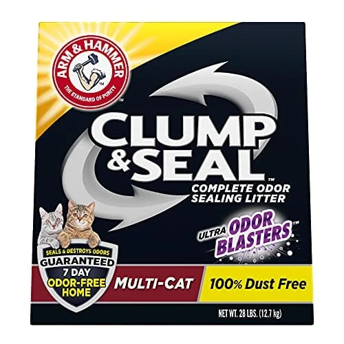 Arm & Hammer Clump & Seal Multi-Cat Cat Litter - 28 Lbs 3 Arm & Hammer Clump & Seal Multi-Cat Cat Litter - 28 Lbs