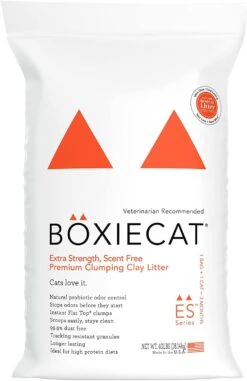 Boxiecat Extra Strength Clay Cat Litter - 40 Lbs