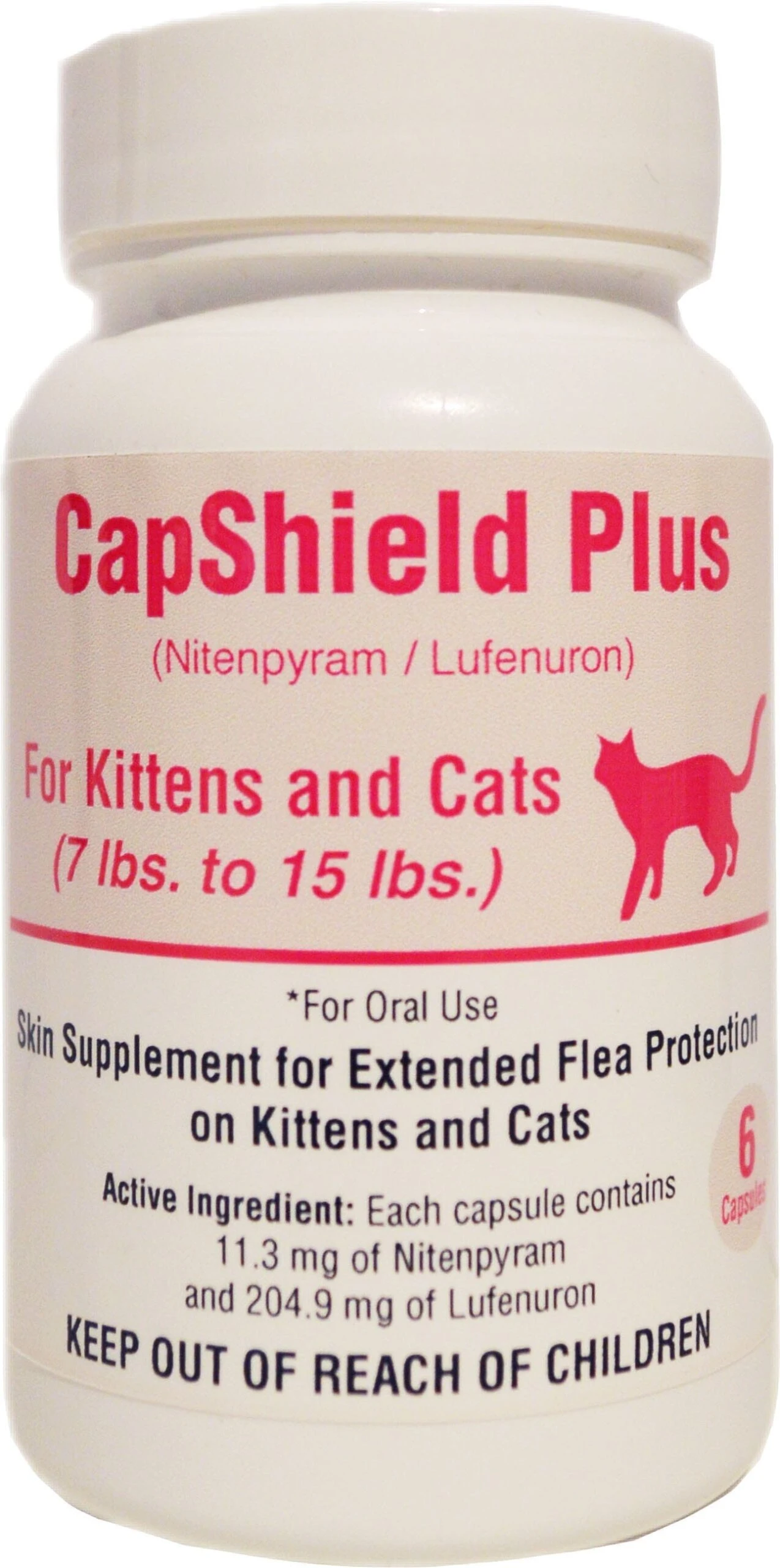 Capshield Plus Flea And Tick Protection Tablets For Cats - 7 - 15 Lbs - 6 Count 3 Capshield Plus Flea And Tick Protection Tablets For Cats - 7 - 15 Lbs - 6 Count