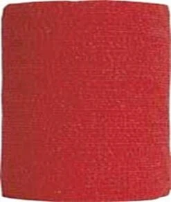 Coflex-Vet Cohesive Bandage - Red - 4 In X 5 Yd - 18 Pack