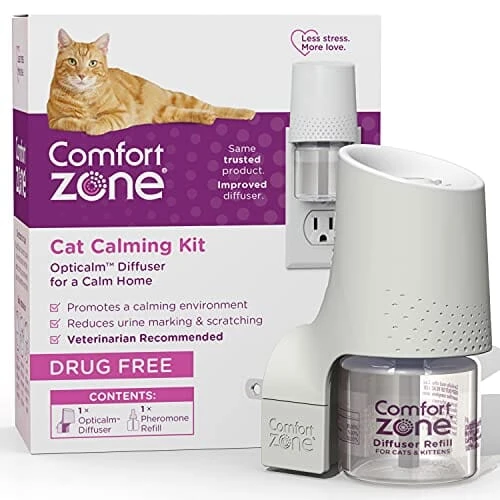Comfort Zone Calming Diffuser Kit For Cats - 48 Ml 3 Comfort Zone Calming Diffuser Kit For Cats - 48 Ml