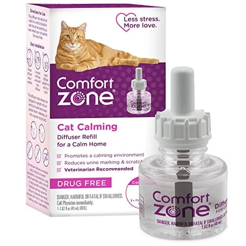 Comfort Zone Calming Diffuser Refill For Cats - 48 Ml 3 Comfort Zone Calming Diffuser Refill For Cats - 48 Ml