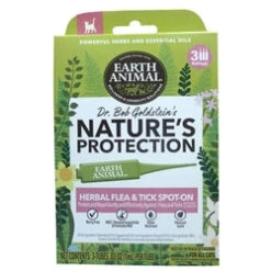 Earth Animal Cat Nature's Protection SPOT Flea And Tick