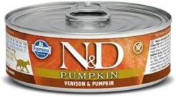 Farmina N&D Quinoa Skin & Coat Venison & Coconut Canned Cat Food - 2.8 Oz - Case Of 12