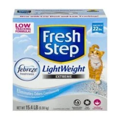 Fresh Step Lightweight Extreme Cat Litter With Febreze - 15.4 Lbs
