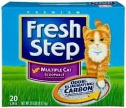 Fresh Step Multi-Cat Scented Clumping Cat Litter - Scented - 20 Lbs