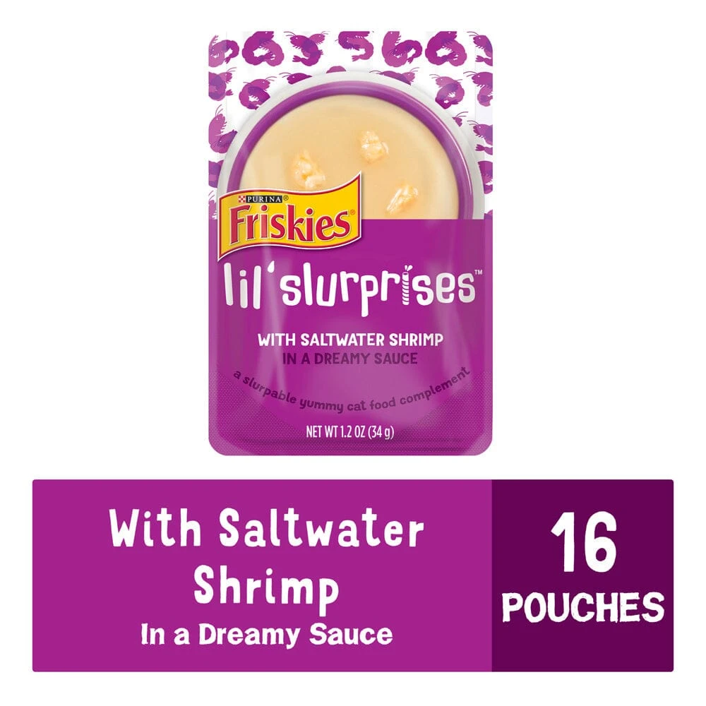 Friskies Lil Slurprises With Saltwater Shrimp Cat Food Compliment 17 Friskies Lil Slurprises With Saltwater Shrimp Cat Food Compliment - Image 15