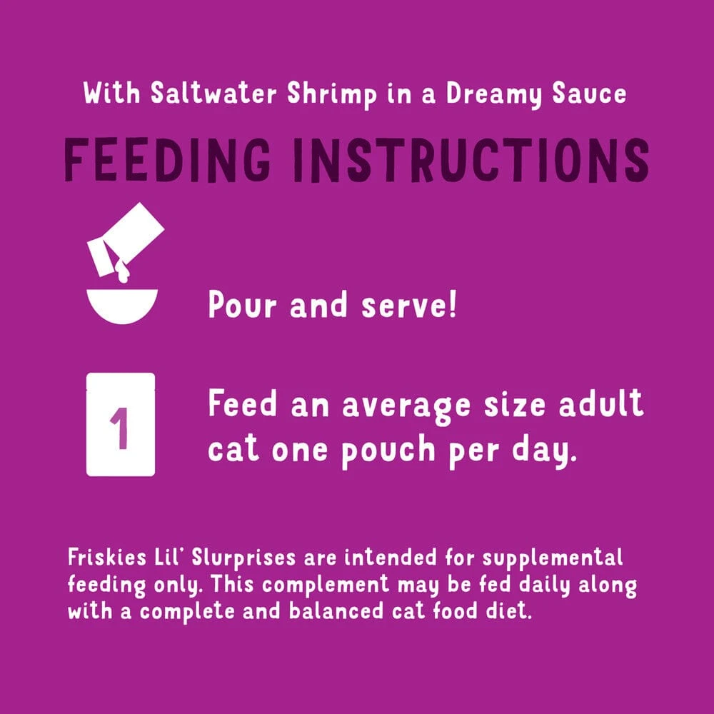 Friskies Lil Slurprises With Saltwater Shrimp Cat Food Compliment 6 Friskies Lil Slurprises With Saltwater Shrimp Cat Food Compliment - Image 4