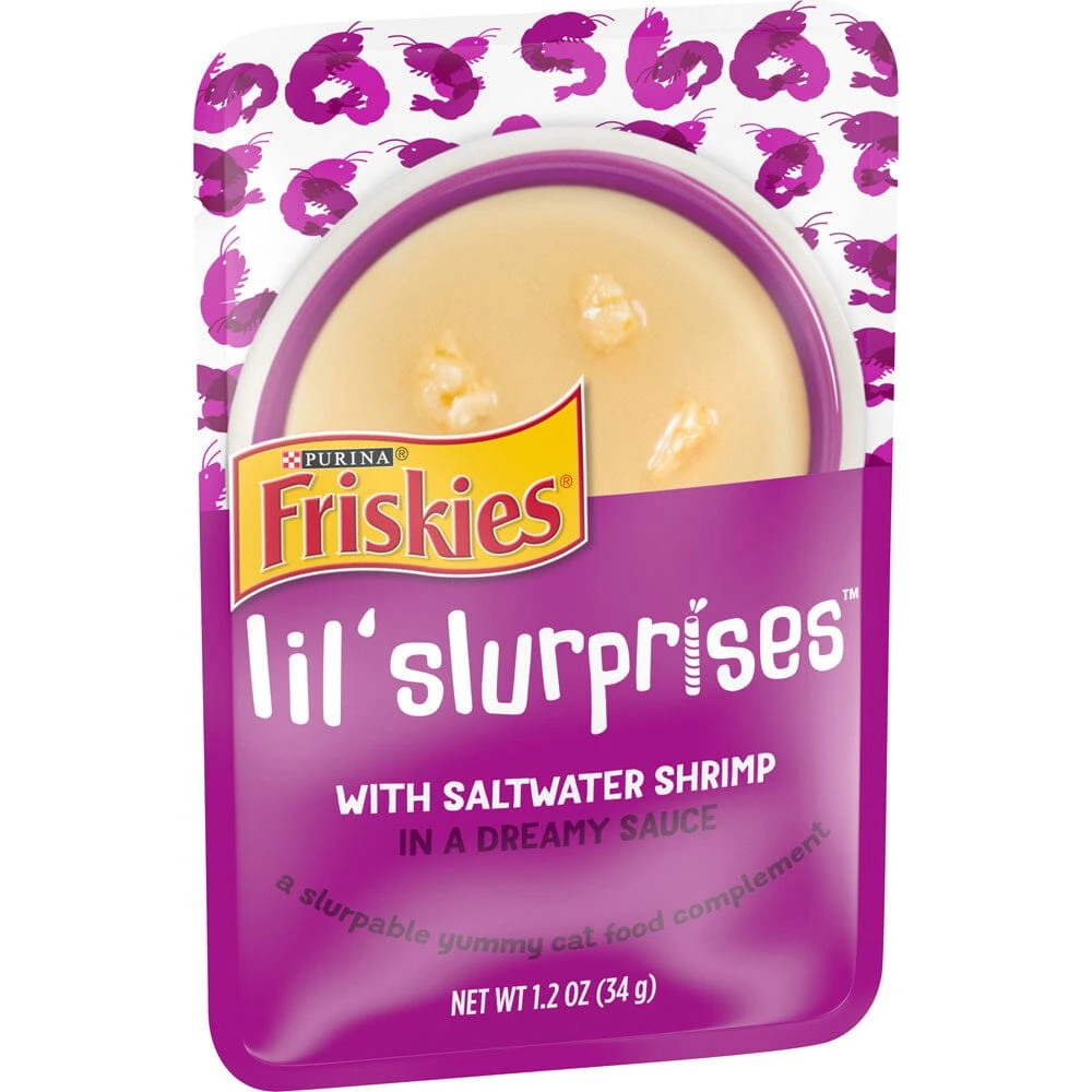 Friskies Lil Slurprises With Saltwater Shrimp Cat Food Compliment 10 Friskies Lil Slurprises With Saltwater Shrimp Cat Food Compliment - Image 8