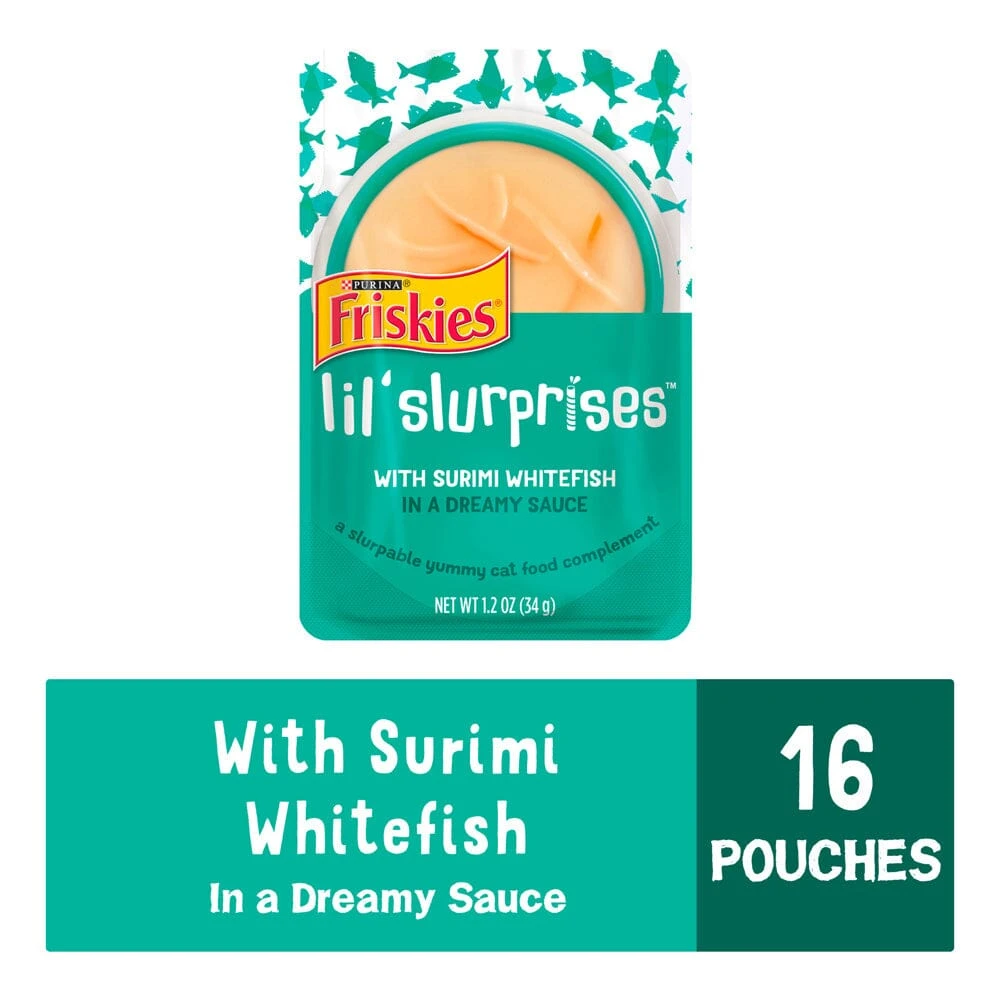 Friskies Lil Slurprises With Surimi Whitefish Cat Food Compliment 15 Friskies Lil Slurprises With Surimi Whitefish Cat Food Compliment - Image 13
