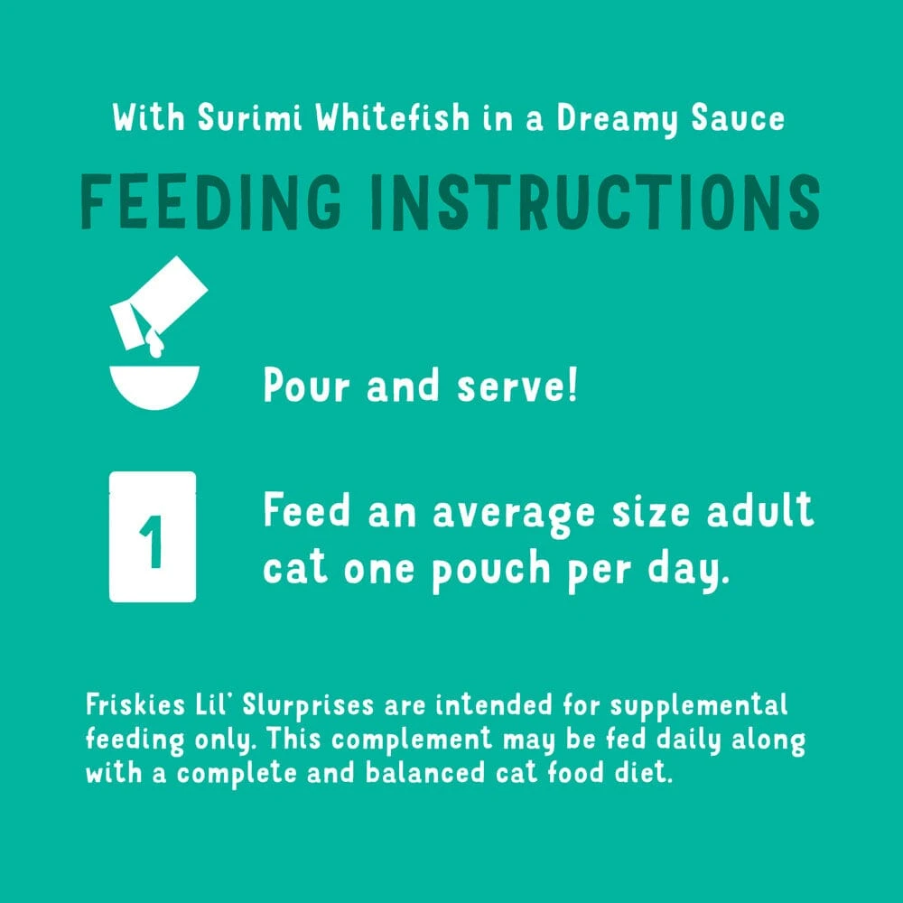 Friskies Lil Slurprises With Surimi Whitefish Cat Food Compliment 16 Friskies Lil Slurprises With Surimi Whitefish Cat Food Compliment - Image 14