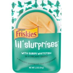Friskies Lil Slurprises With Surimi Whitefish Cat Food Compliment