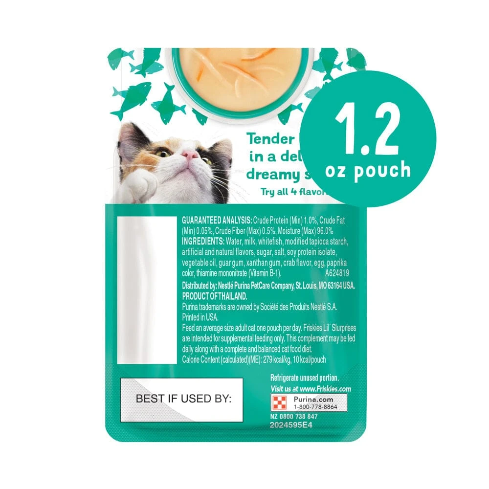 Friskies Lil Slurprises With Surimi Whitefish Cat Food Compliment 17 Friskies Lil Slurprises With Surimi Whitefish Cat Food Compliment - Image 15