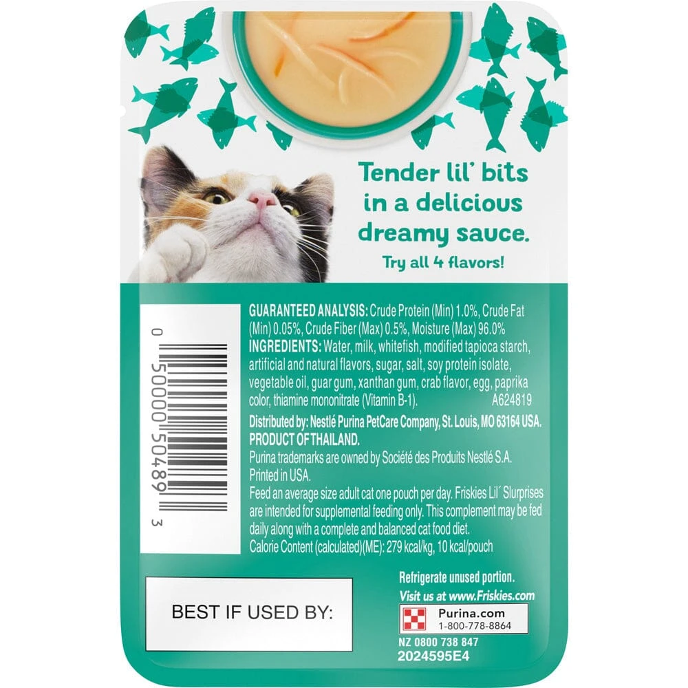 Friskies Lil Slurprises With Surimi Whitefish Cat Food Compliment 8 Friskies Lil Slurprises With Surimi Whitefish Cat Food Compliment - Image 6