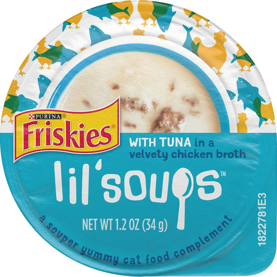 Friskies Natural Grain-Free Lil' Soups With Tuna In Chicken Broth Cat Food Compliment 7 Friskies Natural Grain-Free Lil' Soups With Tuna In Chicken Broth Cat Food Compliment - Image 5