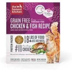 Honest Kitchen Grain-Free Dehydrated Cat Food Chicken Whitefish - 2 Lbs