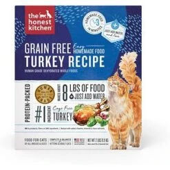 Honest Kitchen Grain-Free Dehydrated Cat Food Turkey - 2 Lbs