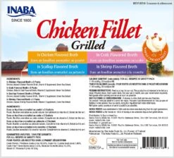 Inaba Chicken Fillet Grilled Variety Pack Cat Treats - Assorted - .9 Oz - 10 Pack -Weruva Shop inaba chicken fillet grilled variety pack cat treats assorted 9 oz 10 pack 235660