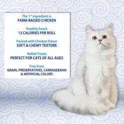 Inaba Churu Rolls Cat Treats - Tuna And Scallop - .35 Oz - 4 Pack - 6 Pack -Weruva Shop inaba churu rolls cat treats tuna and scallop 35 oz 4 pack 6 pack 292648