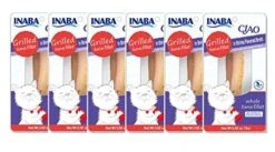Inaba Tuna Fillet Grilled With Flavored Broth Cat Treats - Shrimp - .52 Oz - 6 Pack