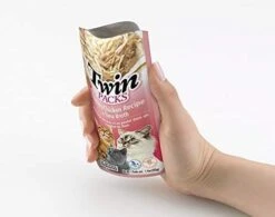 Inaba Twin Packs In Flavored Broth Cat Treats - Tuna Chicken And Scallop - 1.4 Oz - 2 Pack - 6 Pack