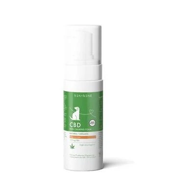 KIN + KIND CBD Cat And Dog Foam - Bergamot Lime - 8 Oz Bottle 3 KIN + KIND CBD Cat And Dog Foam - Bergamot Lime - 8 Oz Bottle