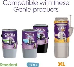 Litter Genie Litter Genie Plus Refill Cat Litter Disposal System - Black - 4 Pack 19 Litter Genie Litter Genie Plus Refill Cat Litter Disposal System - Black - 4 Pack -Weruva Shop litter genie litter genie plus refill cat litter disposal system black 4 pack 701160