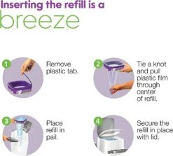 Litter Genie Litter Genie Plus Refill Cat Litter Disposal System - Black - 4 Pack 18 Litter Genie Litter Genie Plus Refill Cat Litter Disposal System - Black - 4 Pack -Weruva Shop litter genie litter genie plus refill cat litter disposal system black 4 pack 912768