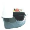 Nature's Miracle Advanced Hooded Corner Cat Litter Box - Black/White - 26 X 23 X 20 In 2 Nature's Miracle Advanced Hooded Corner Cat Litter Box - Black/White - 26 X 23 X 20 In -Weruva Shop natures miracle advanced hooded corner cat litter box blackwhite 26 x 23 x 20 in 777622
