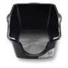 Nature's Miracle Nature's Mircale High Sided Cat Litter Box - Black - 17.5 X 25 X 12 In 1 Nature's Miracle Nature's Mircale High Sided Cat Litter Box - Black - 17.5 X 25 X 12 In -Weruva Shop natures mircale high sided cat litter box black 175 x 25 x 12 in 515328
