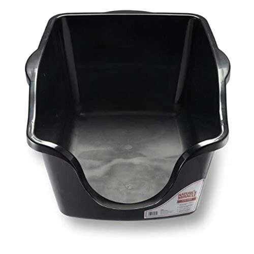 Nature's Miracle Nature's Mircale High Sided Cat Litter Box - Black - 17.5 X 25 X 12 In 3 Nature's Miracle Nature's Mircale High Sided Cat Litter Box - Black - 17.5 X 25 X 12 In