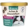 Naturvet Aches & Discomfort Plus Glucosamine Cat Chewy Supplements - 60 Ct Cup