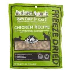 Northwest Naturals Freeze Dried Chicken Cat Recipe Freeze-Dried Cat Treats - 11 Oz Bag