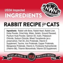 Northwest Naturals Freeze Dried Rabbit Cat Recipe Freeze-Dried Cat Treats - 4 Oz Bag -Weruva Shop northwest naturals freeze dried rabbit cat recipe freeze dried cat treats 4 oz bag 583220