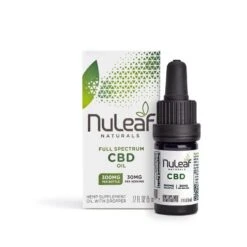 Nuleaf Naturals 300mg Full Spectrum CBD Oil Cat And Dog Supplement - (5ml) .17 Fl Oz Dropper Bottle