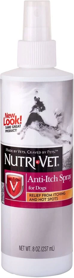 Nutri-Vet Anti-Itch Spray For Dogs And Cats - 8 Oz Bottle
