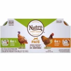 Nutro Perfect Portions Poultry 2 Multi Pack (6 Turkey, 6 Chicken) Canned Cat Food - 2.65 Oz - Case Of 24