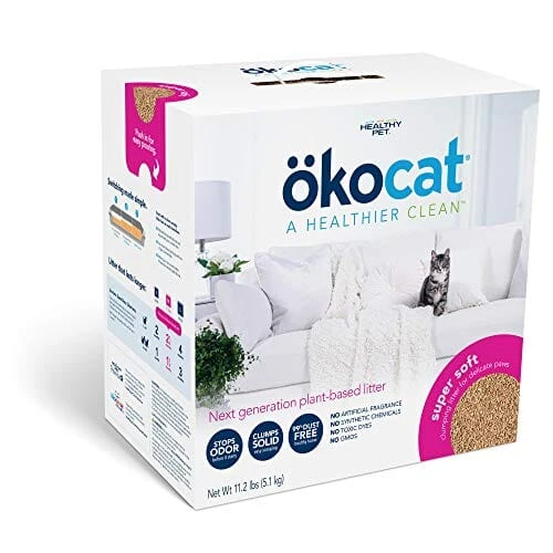 Okocat Super Soft Clumping Wood Cat Cat Litter - 11.2 Lbs 3 Okocat Super Soft Clumping Wood Cat Cat Litter - 11.2 Lbs