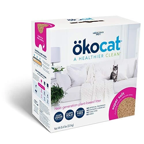 Okocat Super Soft Clumping Wood Cat Cat Litter - 8.4 Lbs 3 Okocat Super Soft Clumping Wood Cat Cat Litter - 8.4 Lbs