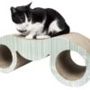 Pet Life ® 'Binocular' Premium Quality Kitty Cat Scratcher Lounger Lounge With Catnip -Weruva Shop pet life r binocular premium quality kitty cat scratcher lounger lounge with catnip 433430