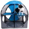 Pet Life ® 'Kitty-Play' Collapsible Travel Interactive Kitty Cat Tree Maze House Lounger Tunnel Lounge