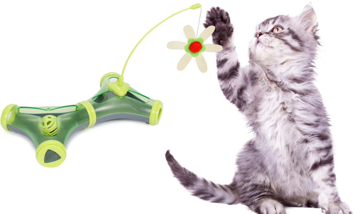 Pet Life ® 'Kitty-Tease' Interactive Teaser Kitty Cat Puzzle Toy 4 Pet Life ® 'Kitty-Tease' Interactive Teaser Kitty Cat Puzzle Toy - Image 2