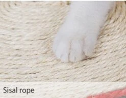 Pet Life ® 'Stick N' Claw' Sisal Rope And Toy Suction Cup Circular Cat Scratcher -Weruva Shop pet life r stick n claw sisal rope and toy suction cup circular cat scratcher 210426