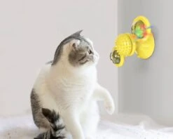 Pet Life ® 'Windmill' Rotating Suction Cup Spinning Cat Toy 27 Pet Life ® 'Windmill' Rotating Suction Cup Spinning Cat Toy -Weruva Shop pet life r windmill rotating suction cup spinning cat toy 147266