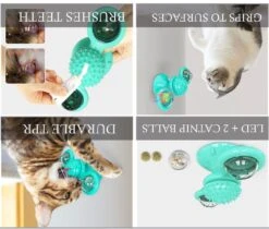 Pet Life ® 'Windmill' Rotating Suction Cup Spinning Cat Toy 24 Pet Life ® 'Windmill' Rotating Suction Cup Spinning Cat Toy -Weruva Shop pet life r windmill rotating suction cup spinning cat toy 220692