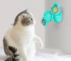 Pet Life ® 'Windmill' Rotating Suction Cup Spinning Cat Toy 39 Pet Life ® 'Windmill' Rotating Suction Cup Spinning Cat Toy -Weruva Shop pet life r windmill rotating suction cup spinning cat toy 344525
